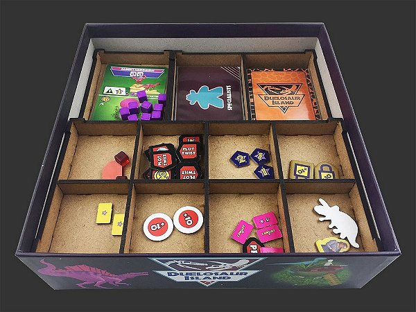 Organizador (SOFT INSERT PARANÁ) para Duelosaur Island - Kickstarter