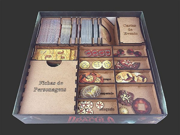Organizador (SOFT INSERT PARANÁ) para Fury of Dracula com Dashboard