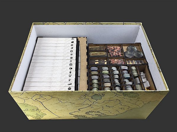 Organizador (SOFT INSERT PARANÁ) para Gloomhaven (versão internacional)
