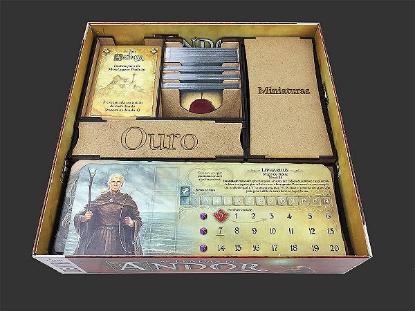 Organizador (SOFT INSERT PARANÁ) para Lendas de Andor (Revisado)