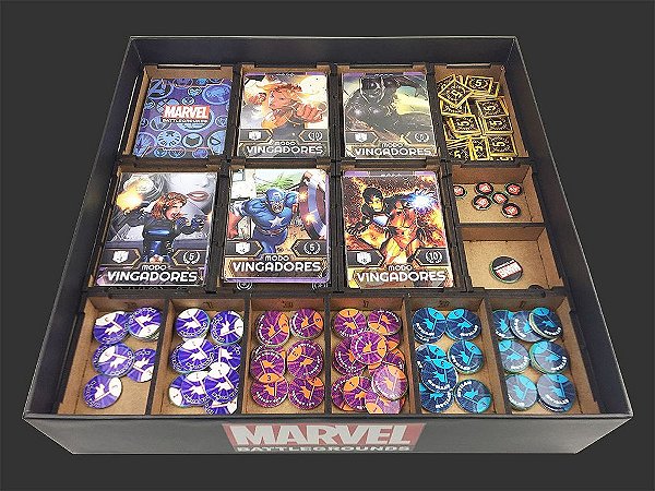 Organizador (SOFT INSERT PARANÁ) para Marvel Battlegrounds