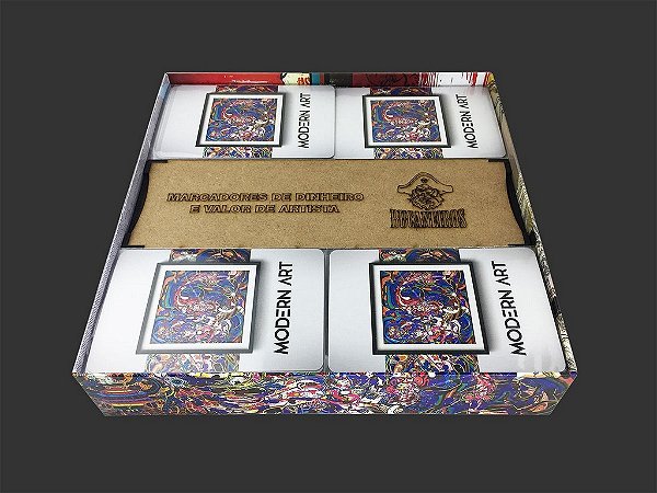 Organizador (SOFT INSERT PARANÁ) para Modern Art (com martelinho de leiloeiro)