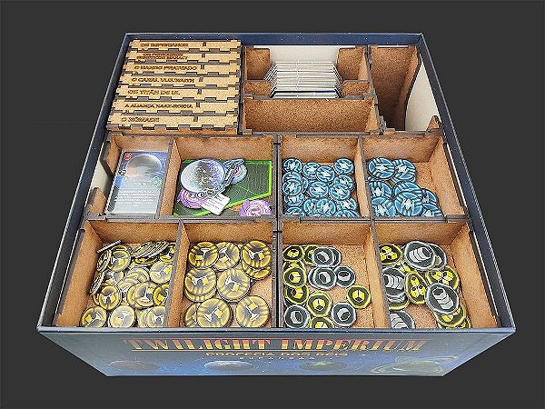 Organizador (SOFT INSERT PARANÁ) para Twilight Imperium: Profecia Dos Reis (EXPANSÃO)