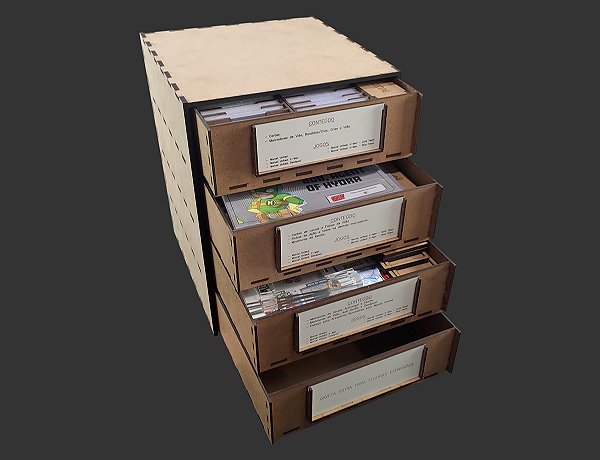 Caixa Organizadora BIG BOX com Gavetas para Coleção Marvel United