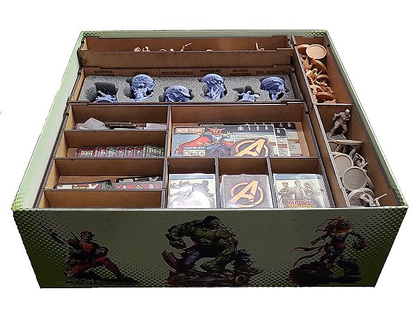 Organizador (SOFT INSERT PARANÁ) para Zombicide: Marvel Zombies