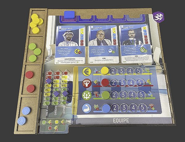 Kit Dashboard para Eleven: Um Jogo de Gerenciamento de Futebol (4 unidades) - COM CASE