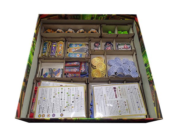 Organizador (SOFT INSERT PARANÁ) para Nucleum (Modelo 1) + Board Band (Elástico)