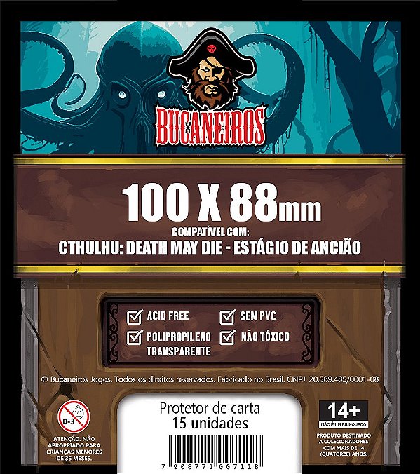 Sleeve Customizado para Cthulhu: Death May Die - Estágio de Ancião (100 x 88)