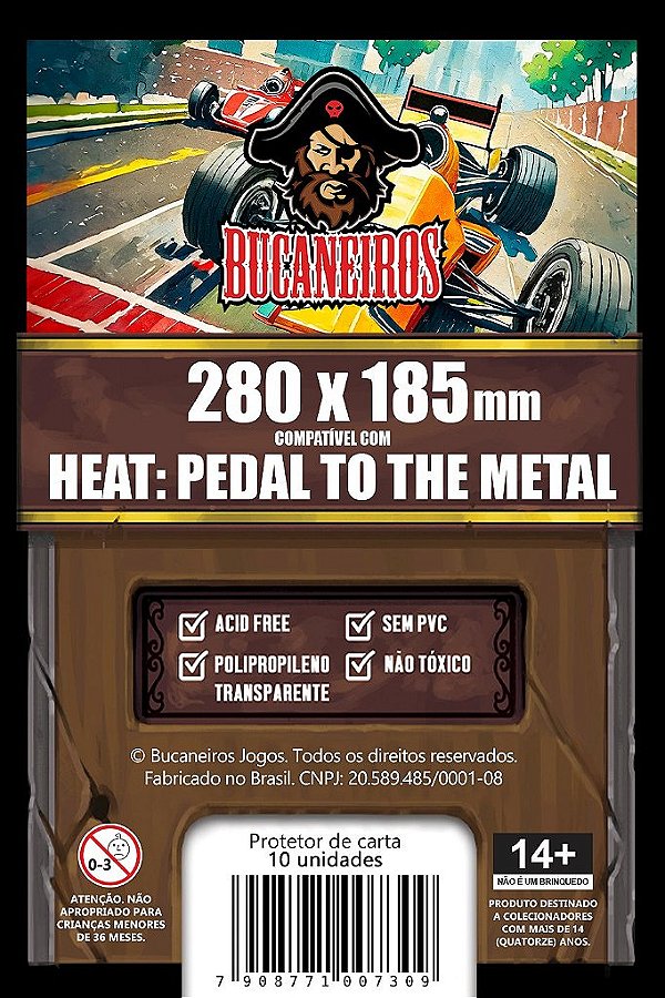 Sleeve Customizado para Heat: Pedal to Metal (280 x 185)