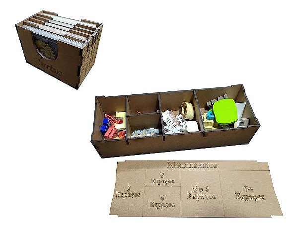 Upgrade Kit para Organizador SOFT INSERT PARANÁ) para World Wonders (Modelo 1 p/ Modelo 2)