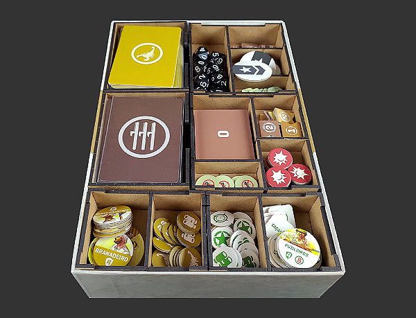 Organizador (INSERT MDF) para Destemidos (Coleção)