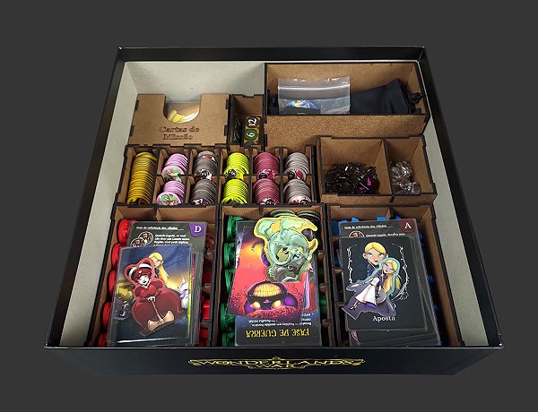 Organizador (INSERT MDF) para Wonderland´s War