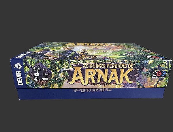 Organizador (INSERT MDF) para As Ruínas Perdidas de Arnak (Modelo 2)
