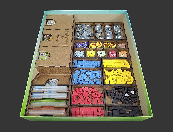 Organizador (INSERT MDF) para Ark Nova (Modelo 2)
