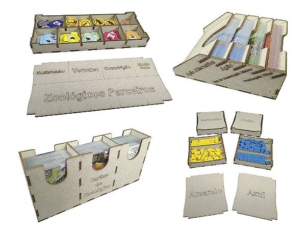 UPGRADE KIT para Organizador (SOFT INSERT PARANÁ) para Ark Nova (Modelo 1 p/ Modelo 2)
