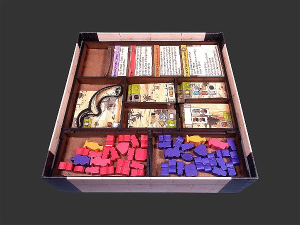 Organizador (INSERT MDF) para Esdras e Neemias + Board Band (Elástico)