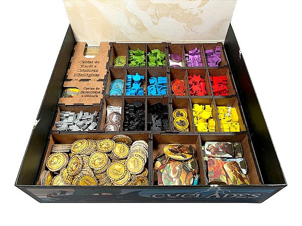 Organizador (INSERT MDF) para Cyclades: Legendary Edition