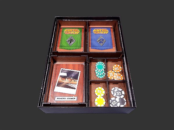 Organizador (INSERT MDF) para Marvel Comic Hunters (Versão Copag)