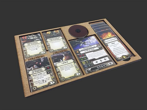 Dashboard para X-Wing (4 espaços para melhorias)