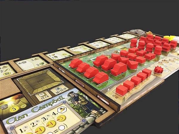 Kit Dashboard para Clans of Caledonia (4 unidades) SEM CASE (1ª tiragem)