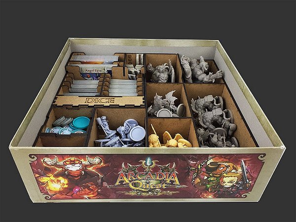Organizador (INSERT MDF) para Arcadia Quest - Inferno