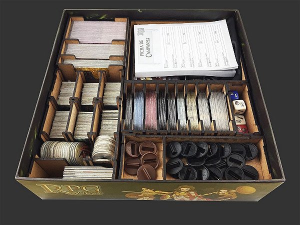 Organizador (INSERT MDF) para RPG Quest Dungeon