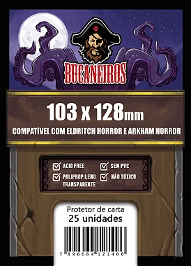 Sleeve Customizado para: Eldritch Horror/ Arkham Horror/ Fury of Dracula/ Insondável/ The Witcher: Old World (103 x 128)