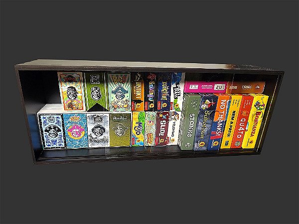 Nicho (Display) para Pocket Games - Black Premium - c/ Portas de Acrílico