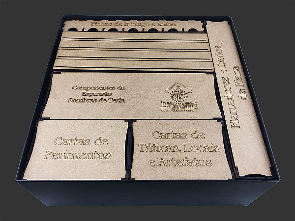 Organizador (INSERT MDF) para Mage Knight - Edição Definitiva