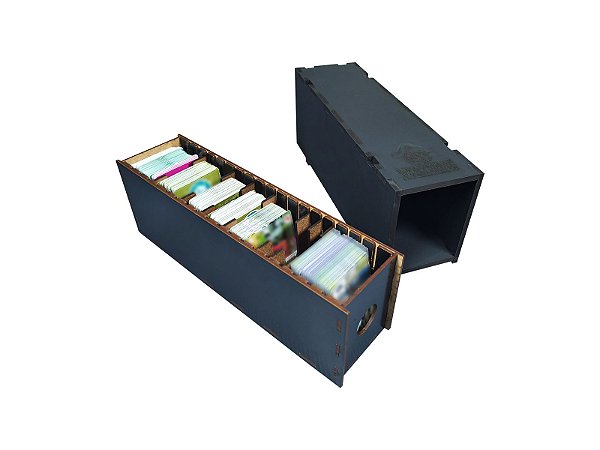 Caixa Organizadora para Card Games (Genérico) - Modelo FILEIRA Vertical - Tipo GAVETA - PREMIUM
