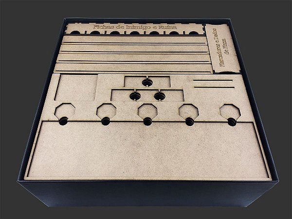 Organizador (INSERT MDF) para Mage Knight - Edição Definitiva (PREMIUM)
