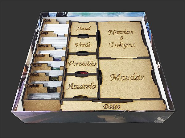 Organizador (INSERT MDF) para Merchants & Marauders