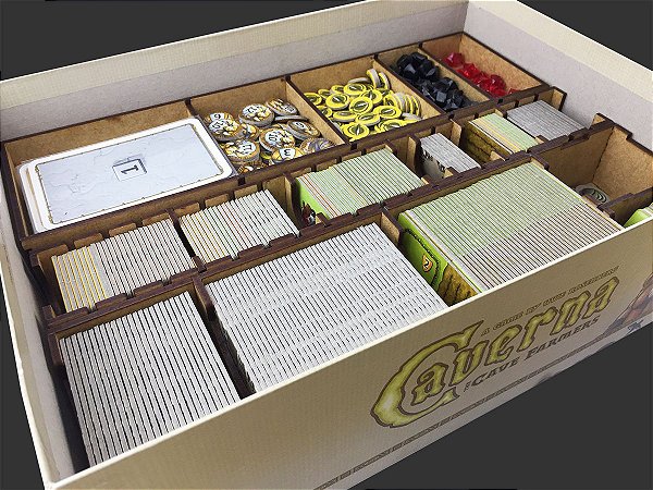 Organizador (INSERT MDF) para Caverna - Modelo 1
