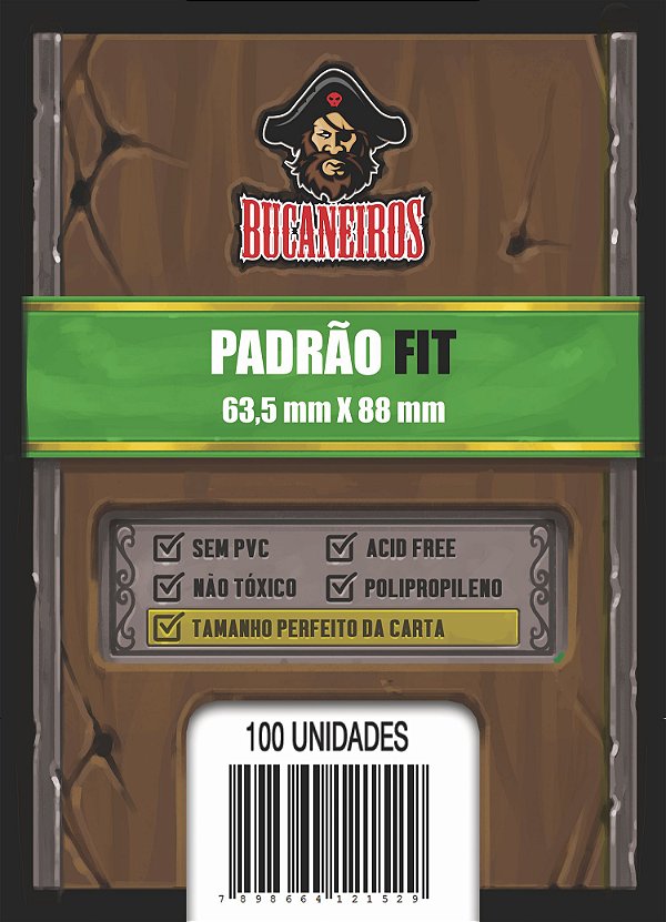 Sleeve PADRÃO FIT Perfect Size / Ultra Fit para Magic e Pokemon