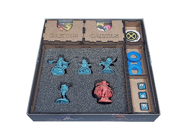 Organizador (INSERT MDF) para Marvel United: X-Men - Blue Team