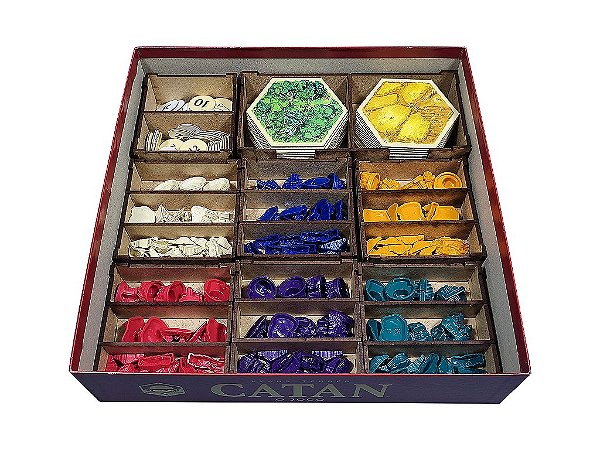 Organizador (INSERT MDF) para Catan 6ª Edição