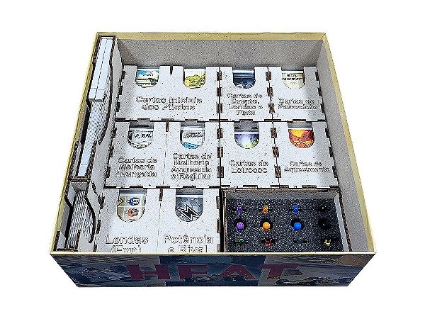 Organizador (SOFT INSERT PARANÁ) para Heat: Pedal To Metal (Modelo 2)