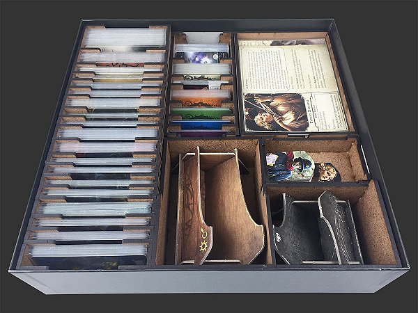 Organizador (INSERT MDF) para Arkham Horror - Sob Ondas Tenebrosas