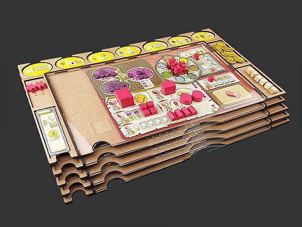 Kit Dashboard para Terra Mystica (5 unidades) Modelo 2 - SEM CASE
