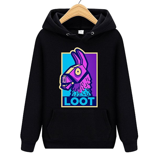 moletom, blusa, com capuz, canguru, jogo, fortnite, lhama, loot, game, online - Player Sete Qual o seu jogo? - Camisetas, blusas de moletom casacos chinelos bonés.