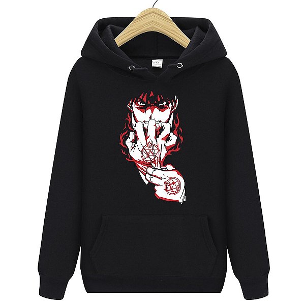 moletom, blusa, com capuz, canguru, algodão, estampado, Anime, Fullmetal Alchemist - Player Sete Qual o seu jogo? - Camisetas, blusas de moletom casacos chinelos bonés.