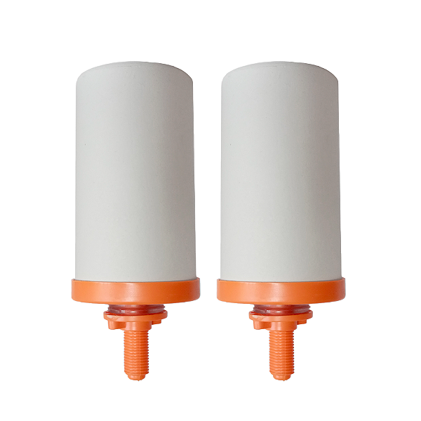 2 unid - Vela Filtro de Barro Biomedsy UP 10 – Alcalina, Mineralizante, Classe A, pH Elevado