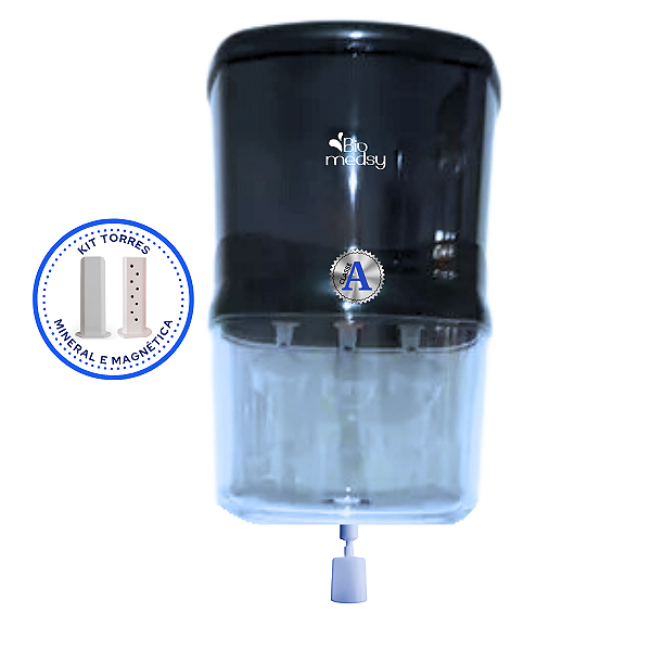 Galão Purificador Orotomolecular  Preto c/ Transparente