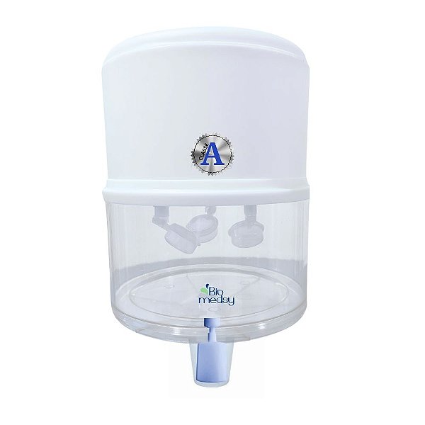 Galão Purificador  Ionizador Branco 19 lT Azul