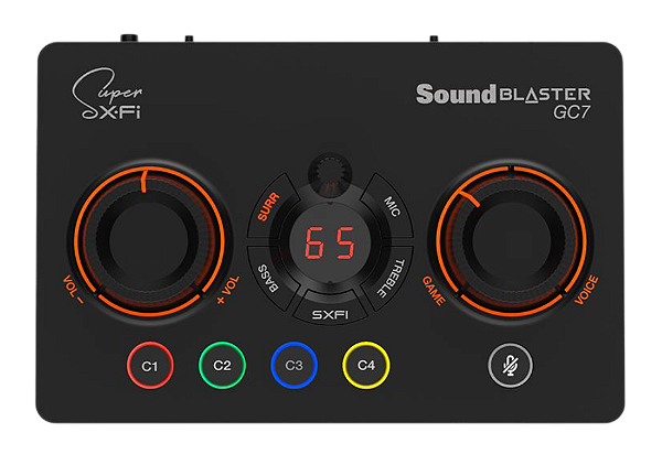 Placa De Som DAC AMP Creative Sound Blaster GC7 PC / PS4 / PS5