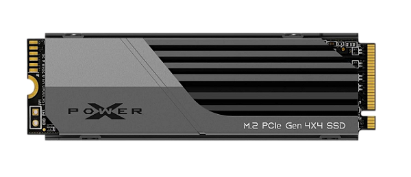 4TB US75 Silicon Power com Dissipador SSD NVMe M.2 Gen4 Pcie 4.0 SP04KGBP44US7505AC