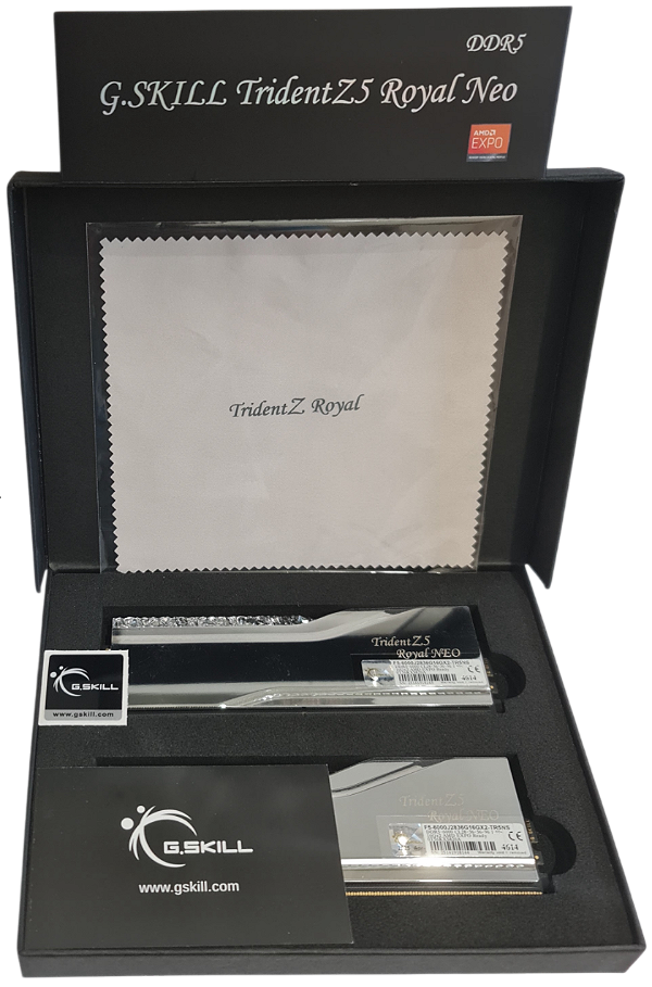 Memória DDR5 64GB 6000mhz CL26 AMD Expo G.Skill Trident Z5 Royal