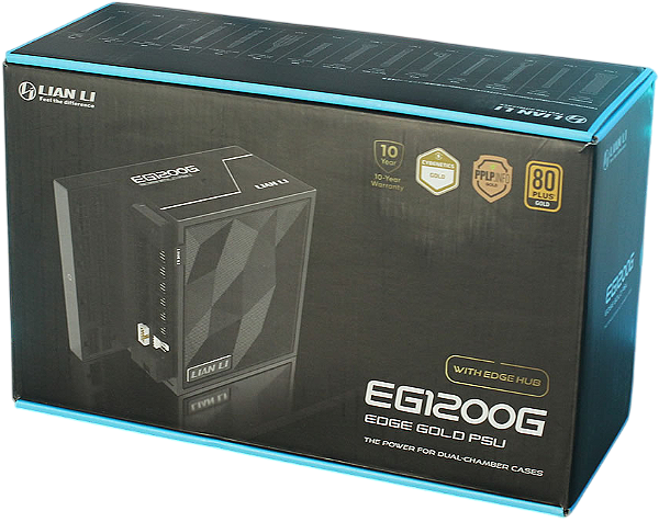 Fonte Lian Li Edge Series 1200W 80 Plus Gold ATX 3.1 PCIe 5.1 - EG1200G