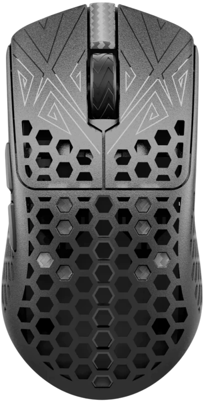 Mouse Arbiter Akitsu 8K 8.000Hz 26.000dpi em Fibra de Carbono Receptor Wireless LCD 38g