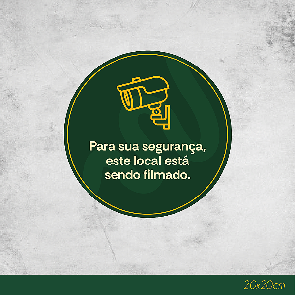 Adesivo Porta Câmera 20x20cm